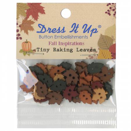FALL LEAVES Buttons,   35/pk