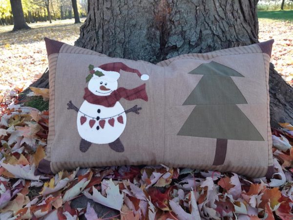 SNOVE (Snowman Love) Pillow