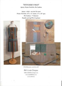 "STITCH WITH BILL" - Facebook Live Tutorial - "STITCHER'S TRIO" Projects @ STUDIO BILL LOCKE